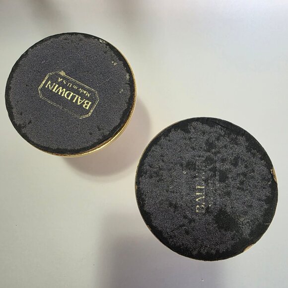 Vintage Solid Brass Baldwin Brass Candlestick Holders 3”, Set of 4 - Picture 7 of 13